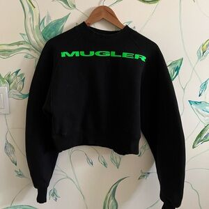 Mugler Black Garment with White Label